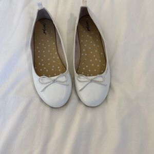 Cat & Jack White Polka Dot Ballet Flats